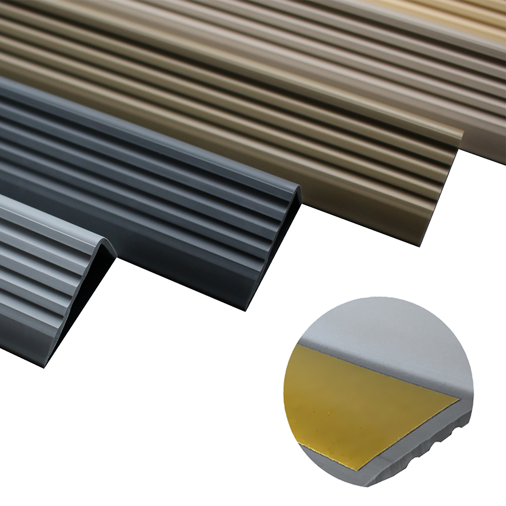 Treppenkantenprofil PVC Winkelprofil Kunststoff Treppenkante 50x45mm 1,5m RO