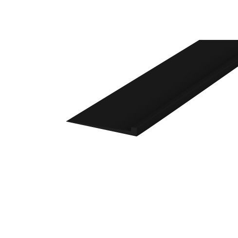 Teppichleiste Einklebeleiste , PVC Verbindungselement für Teppichboden, Flexibel, schwarz