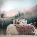 Nebel Wald Fototapete für Schlafzimmer Wohnzimmer Natur Tapete 250X175