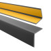 Winkelprofil Selbstklebend PVC Kantenschutzprofil, Winkelleiste für Kanten und Ecken, Flexibel, L-Form, KM, dunkelgrau