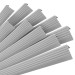 Set: Rutschfeste Treppenprofile mit Kleber, grau, 50x42 mm, 100 cm