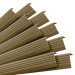 Set: Selbstklebende Antirutsch-Treppenprofile, messing, 40x25 mm, 100 cm