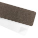 Rutschfeste Treppenmatte, gerade, Stufenauflage, braun, 76 cm