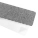 Rutschfeste Treppenmatte, gerade, Stufenauflage, grau, 76 cm