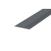 Teppichleiste Einklebeleiste , PVC Verbindungselement für Teppichboden, Flexibel, dunkelgrau