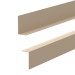 Minimalistische PVC-Sockelleiste – hart, beige