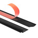Selbstklebendes Flexibles PVC-Rampenprofil für Fliesen und Teppiche, Schwarz