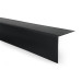 Winkelprofil Hart-PVC Kantenschutzprofil, Winkelleiste für Kanten und Ecken, Dekorativ, L-Form, KT, schwarz