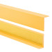 Winkelprofil Selbstklebend Kantenschutzprofil aus Hart-PVC, Dekorative Winkelleiste für Kanten und Ecken, L-Form, KTKN, gold