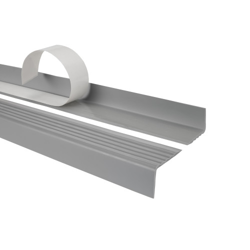 Treppenkantenprofil PVC Winkelprofil  1,10 m Selbstklebend Kantenschutz 