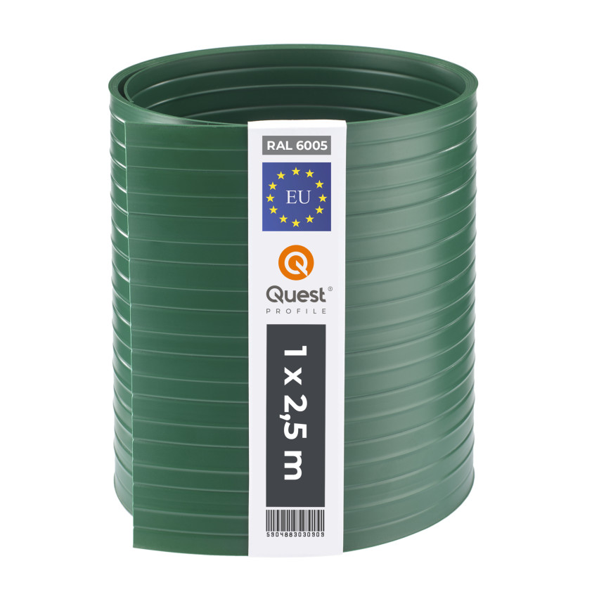 Zaunband Quest® Lux 900 g/m², 19cm Grün RAL 6005