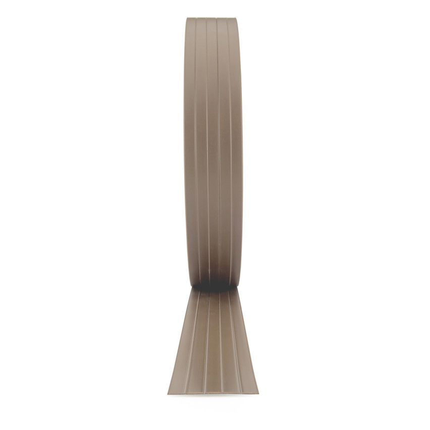 Hart-PVC Sichtschutzstreifen Sichtschutz Rolle Doppelstabmatten Zaun Gartenzaun Streifen Höhe 4,75cm Stärke: 1,5mm,beige REAL 1019