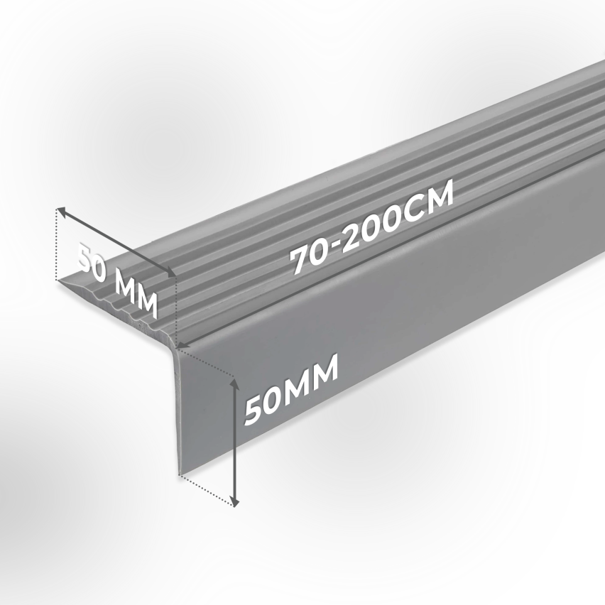 Rutschhemmendes, selbstklebendes Warn-Treppenprofil RGP-O 50x50 mm gelb