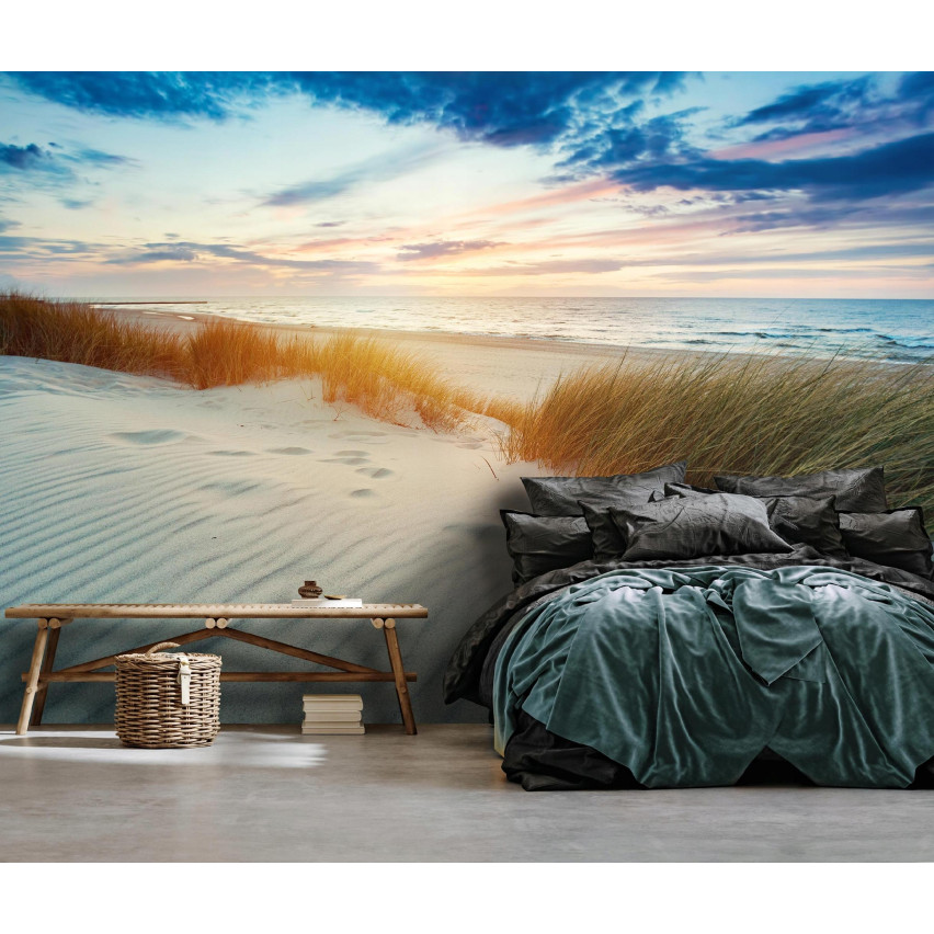 Tapete Strand Meeresdünen für Schlafzimmer Wohnzimmer Tapete 150X105