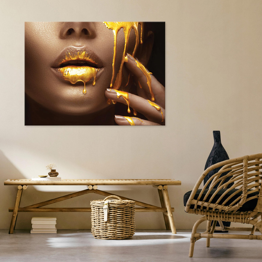 Bild GESICHT VON FRAUENAUGEN AUF KANAVA WAND 120x80