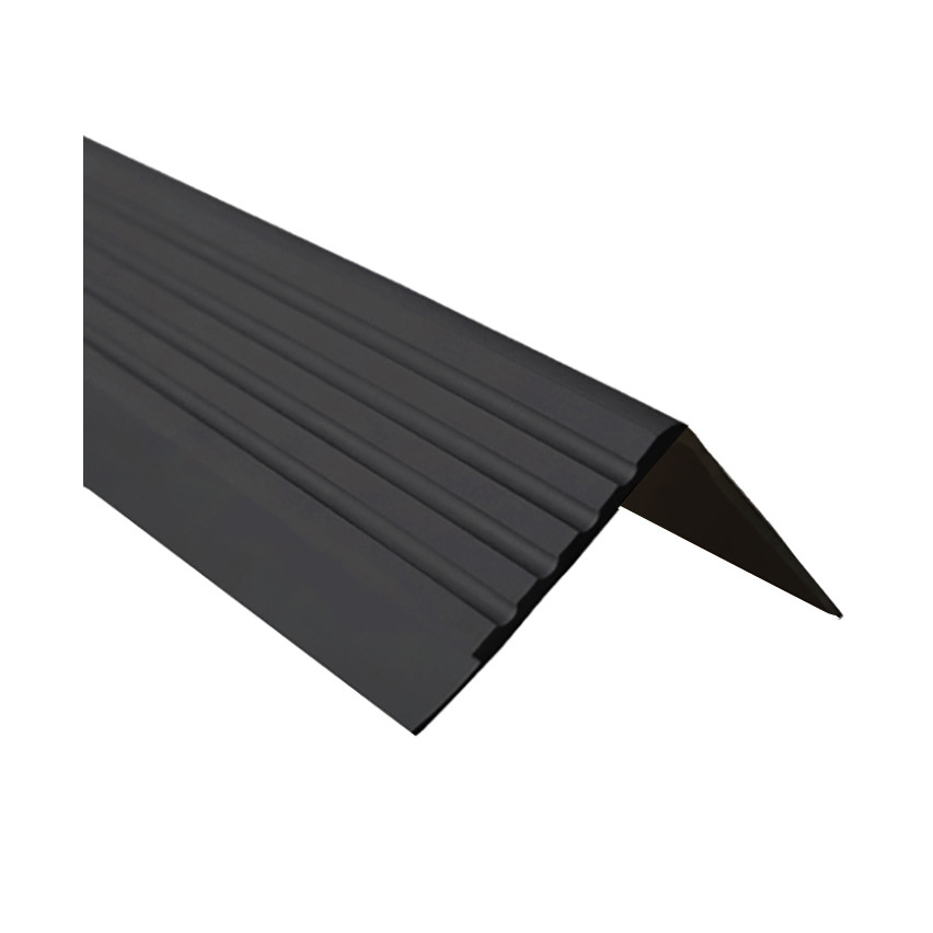Rutschfestes Treppenprofil 40x60mm, 150cm, schwarz
