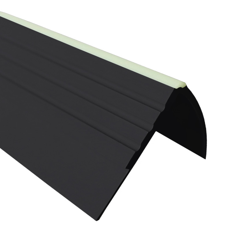 Rutschfestes Treppenprofil 40x40mm, 150cm, schwarz