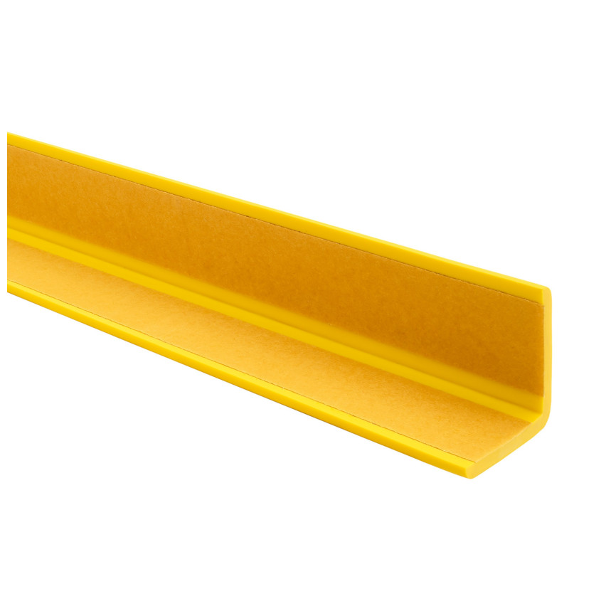PVC Winkelprofil, Selbstklebend Kunststoff, Kantenschutz, gelb