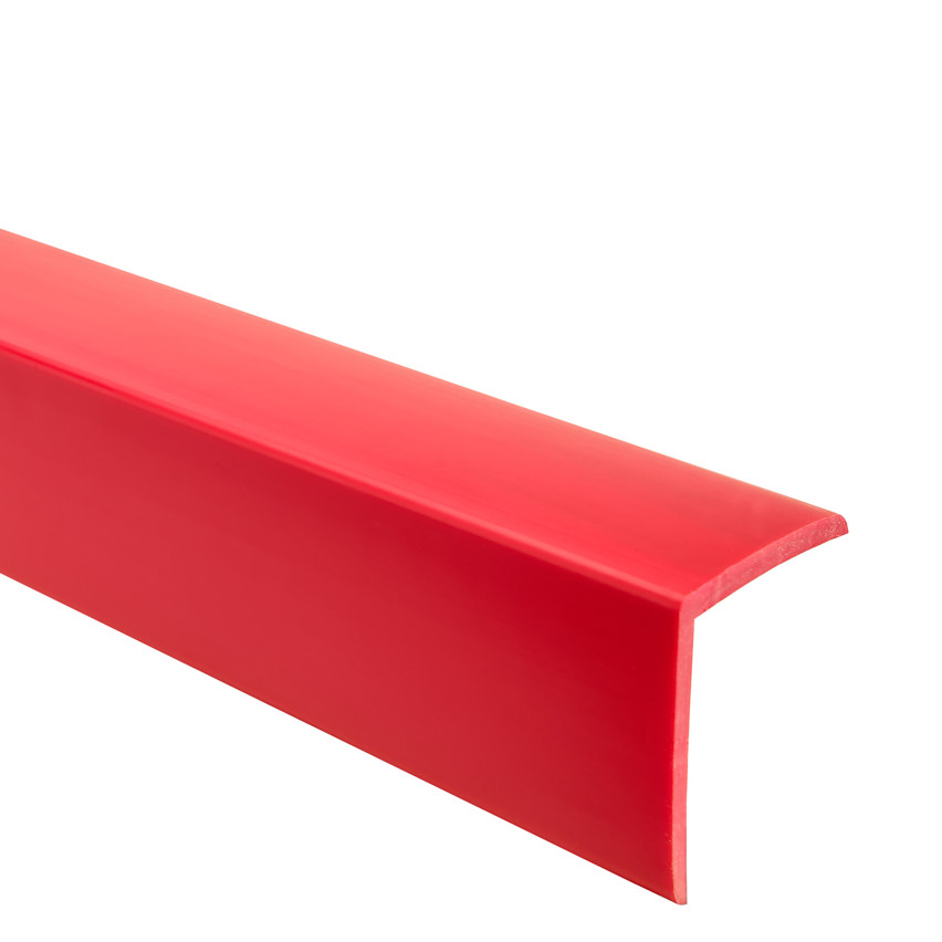 PVC Winkelprofil, Selbstklebend Kunststoff, Kantenschutz, rot