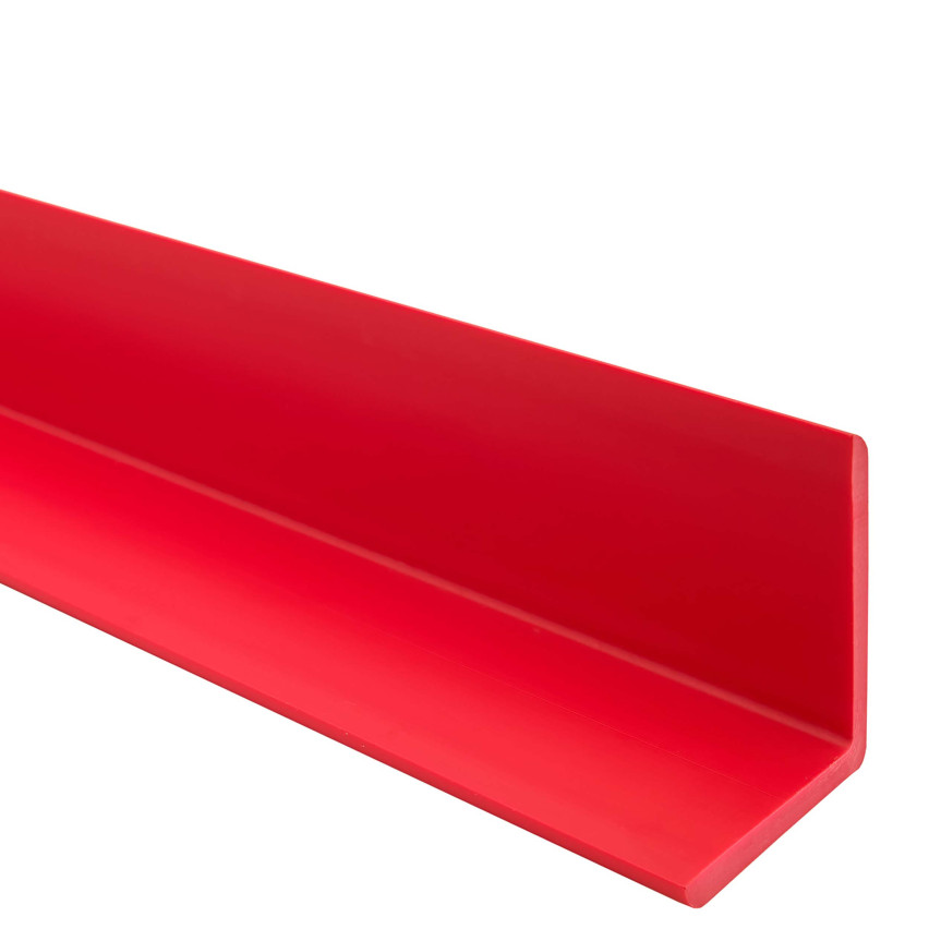 PVC Winkelprofil, Kunststoff, Kantenschutz, rot
