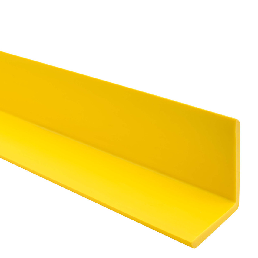 PVC Winkelprofil, Kunststoff, Kantenschutz, gelb