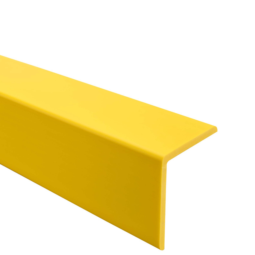 PVC Winkelprofil, Selbstklebend Kunststoff, Kantenschutz, gelb