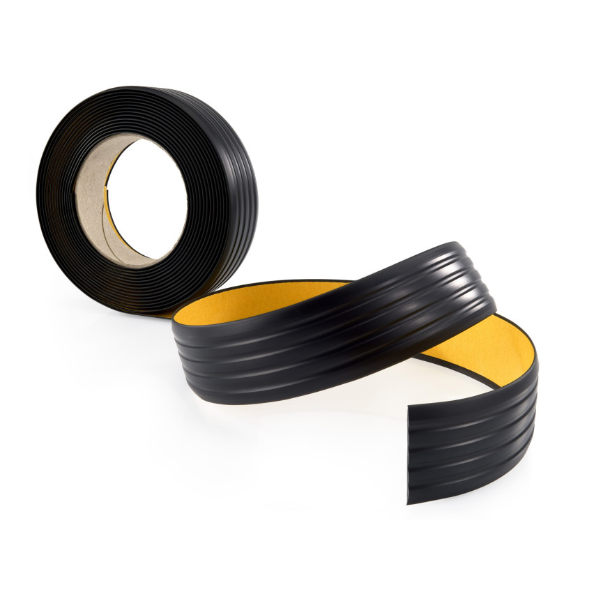 PVC Antirutschband Selbstklebend, Anti-Rutsch-Streifen für Treppen, Rutschschutz, 5m, schwarz