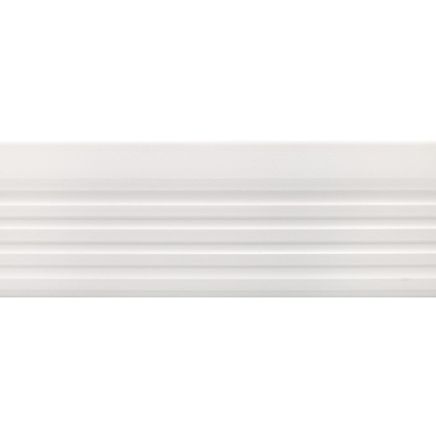 Treppenkantenprofil, Selbstklebend, PVC, Kunststoff, Antirutsch-Profil, Winkelprofil, 40x25mm, weiß