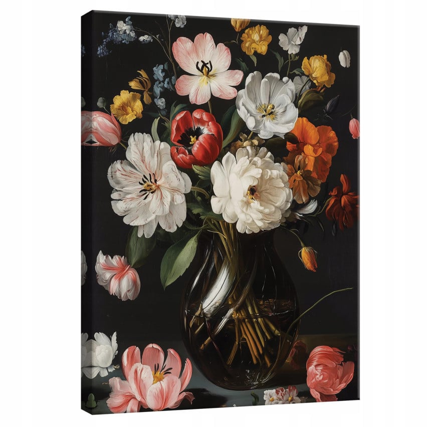 BEDROOM IMAGE FOR LIVING ROOM FLOWERS BLACK MODERN ON WALL PLATE 40x30