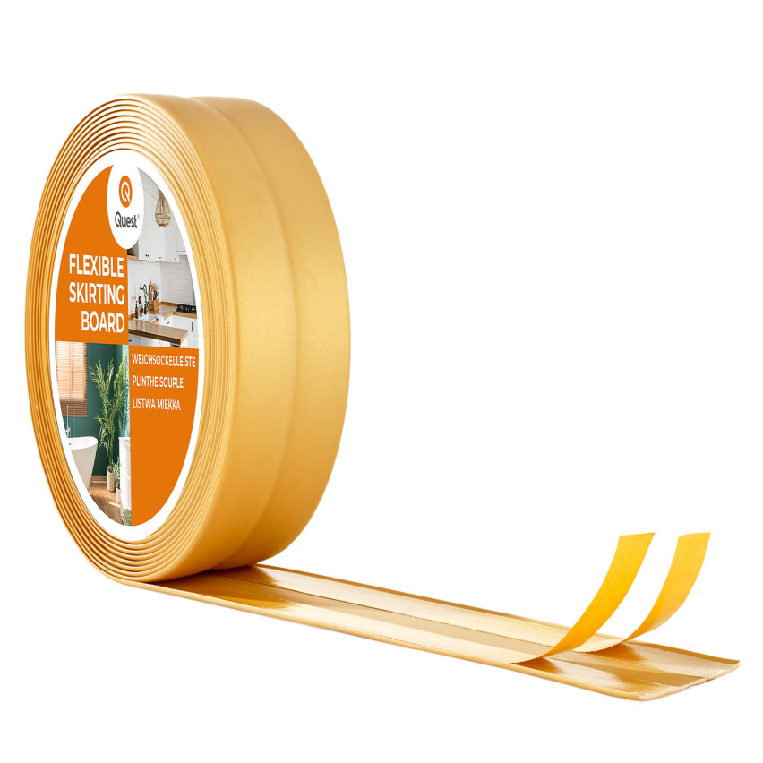 Selbstklebende PVC-Finishleiste, goldfarben