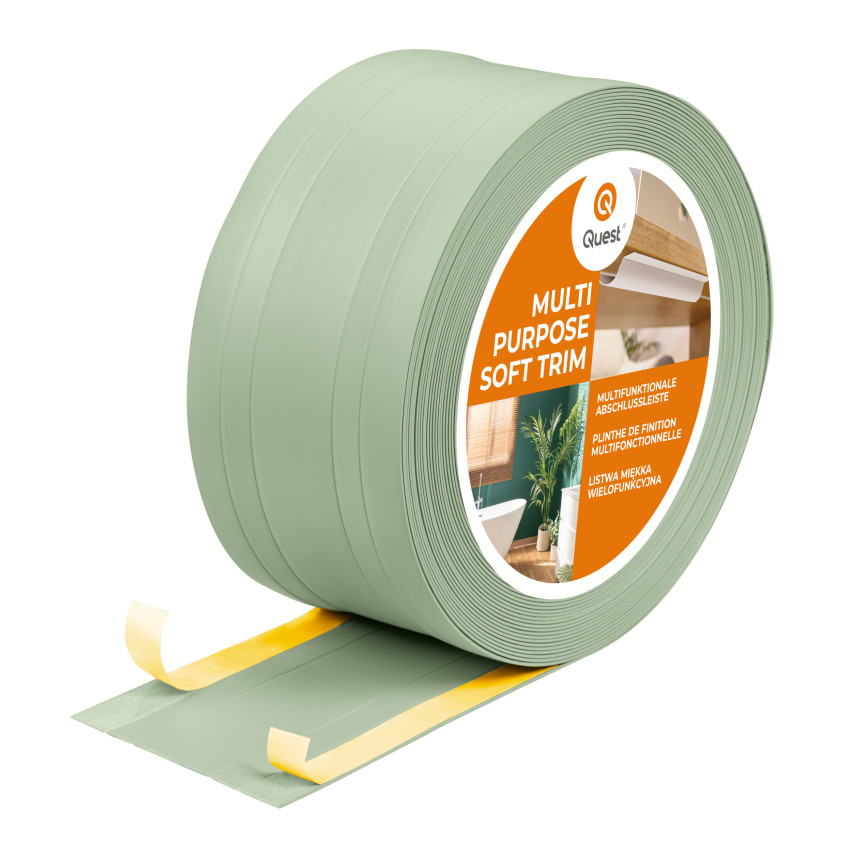 PVC-Multifunktionsleiste 2in1 – Selbstklebendes Abschlussprofil, 110Mm, Hellgrün