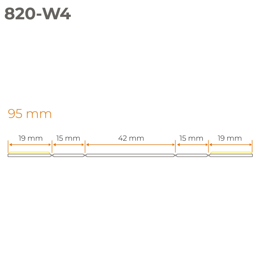 PVC-Multifunktionsleiste 2in1 – Selbstklebendes Abschlussprofil, 110Mm, Hellgrün