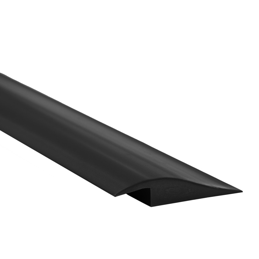 Rampenprofil mit Klebeband, schwarz, 2m