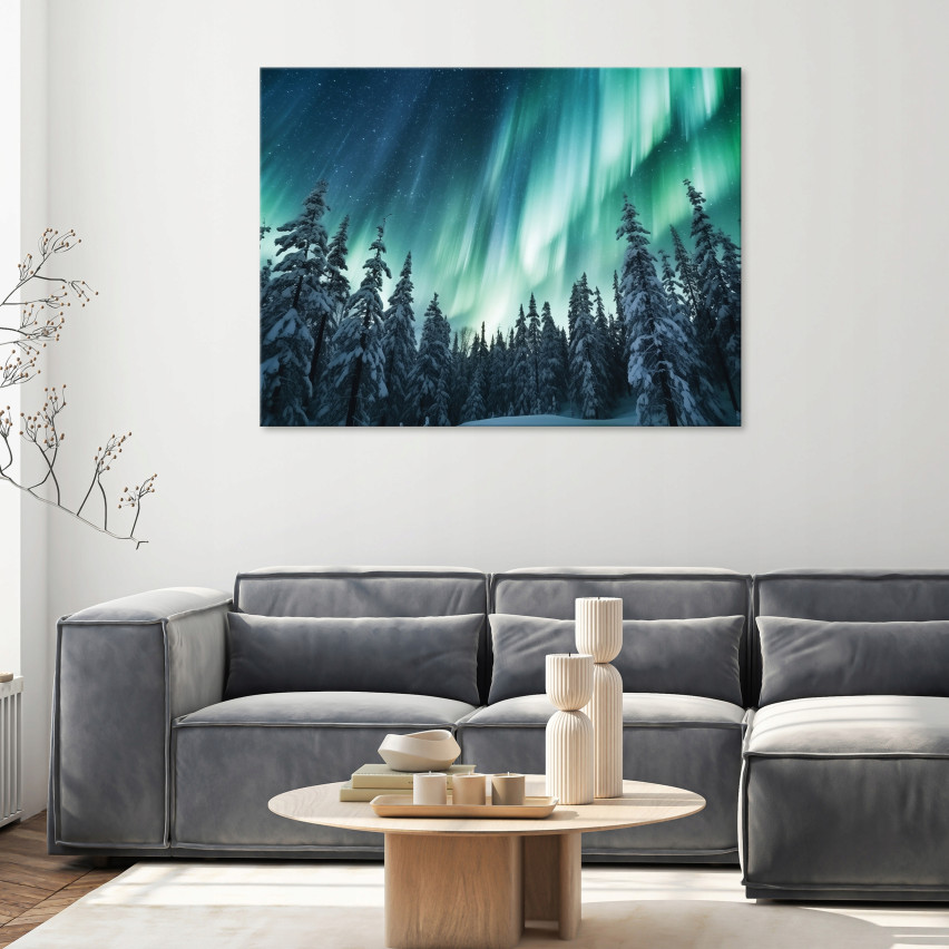 LORZA LAS TURKUS NATUR NACHTS AUF FLAT WALLS SITTING ROOM 120x80