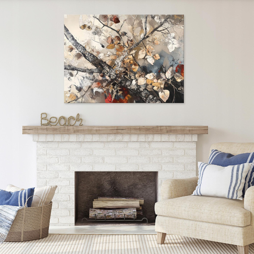 Wandtafel Gemälde Baum abstrakt für Wohnzimmer Wohnzimmer Küche 60x40