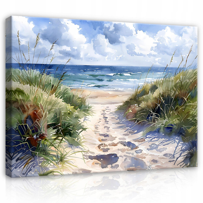 Meer Strand wie gemalt auf Leinwand Wand Wohnzimmer Schlafzimmer Schlafzimmer Wohnzimmer 120x80
