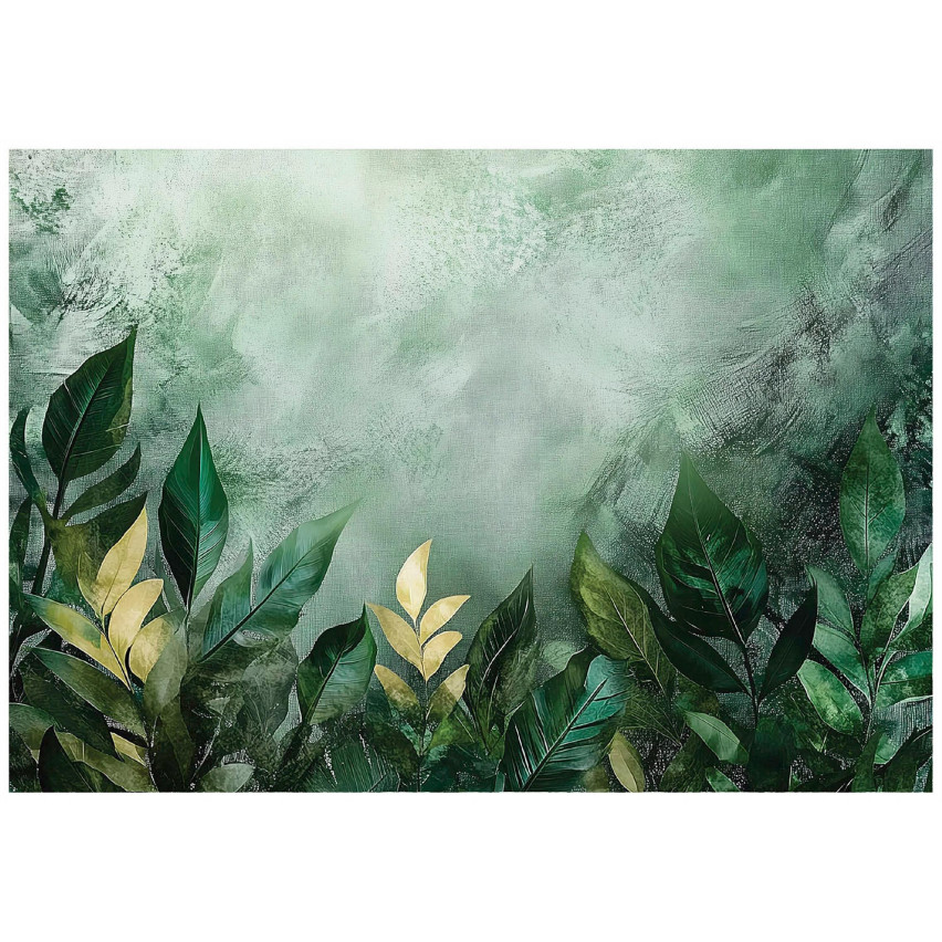 Fototapete Grün Natur Blätter Schlafzimmer Wohnzimmer Tapete Vlies 200X140