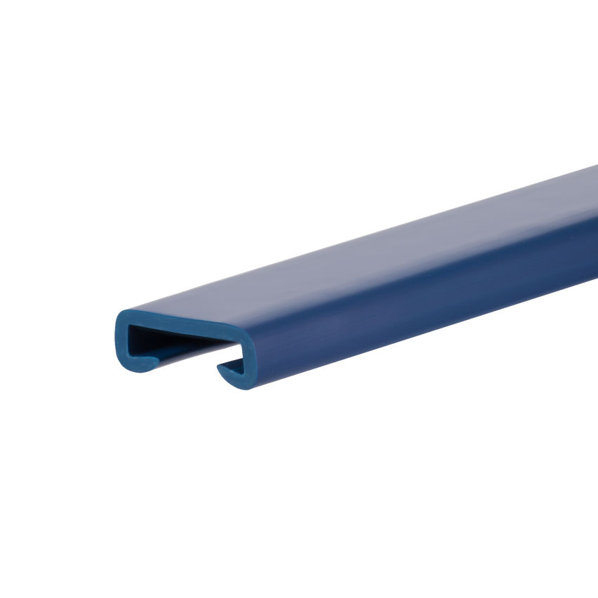 Handlauf PVC, Treppenhandlauf, Treppengeländer, PREMIUM, 40x8mm, marineblau, 1m