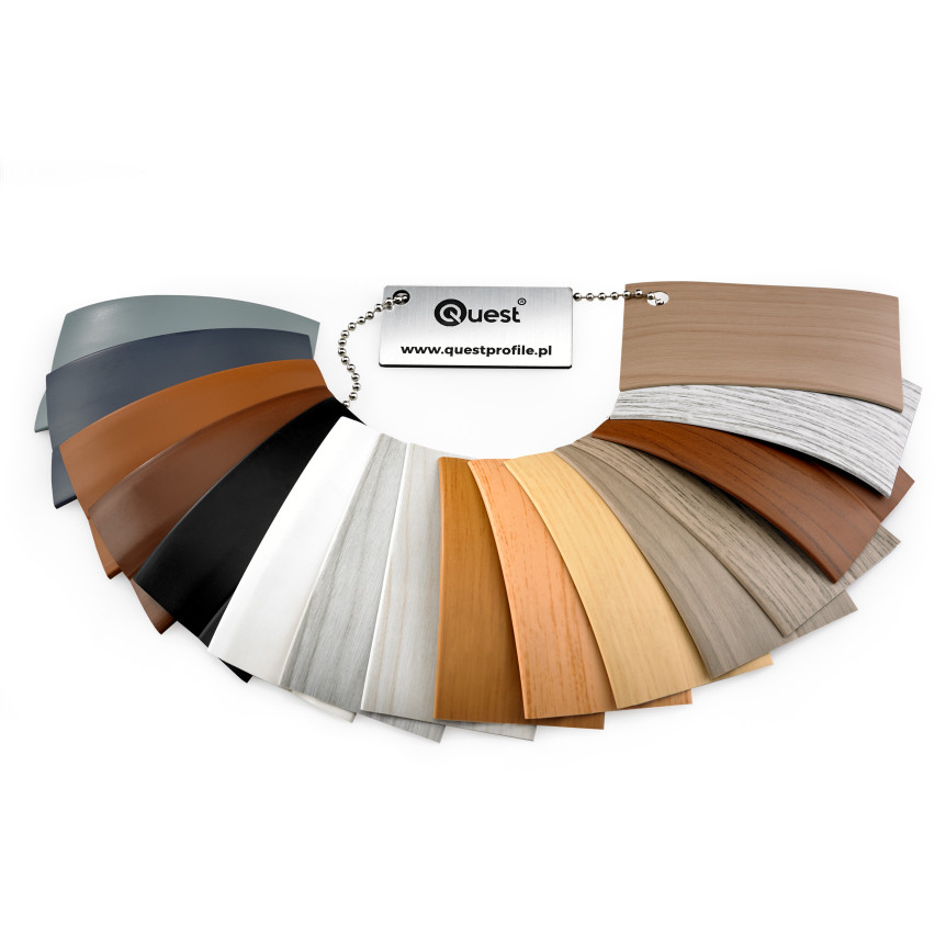 Selbstklebende PVC-Sockelleiste 204, Nussbaum, 32x23