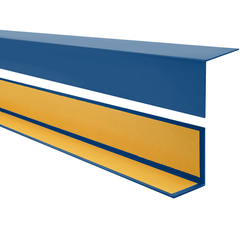 PVC Winkelprofil, Selbstklebend Kantenschutz, Eckenschutz, blau