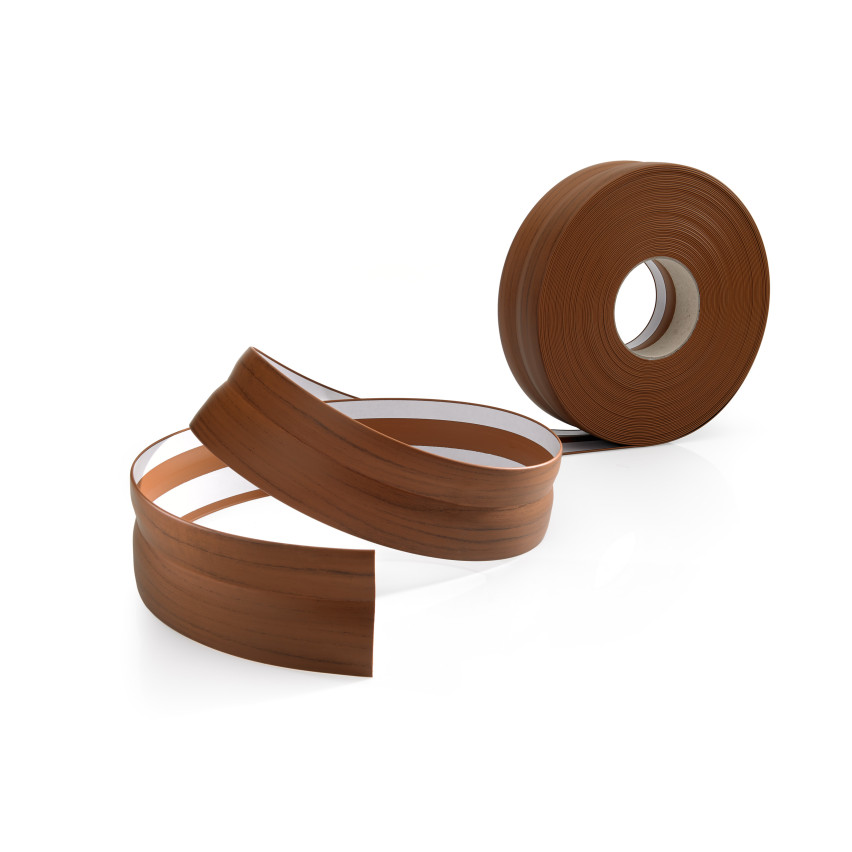 Selbstklebende PVC-Sockelleiste 204, Nussbaum, 32x23