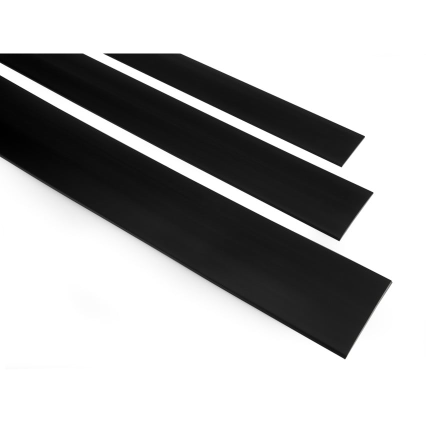 QUEST selbstklebende Zierleiste Abdeckleiste Abschlussleiste aus PVC ideal  als Übergansschiene oder ein Flachprofil für verschiedene Oberflächen