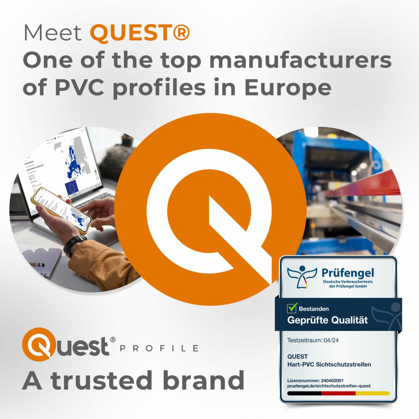 Zaunband Quest® Lux 900 g/m², 19cm Grün RAL 6005