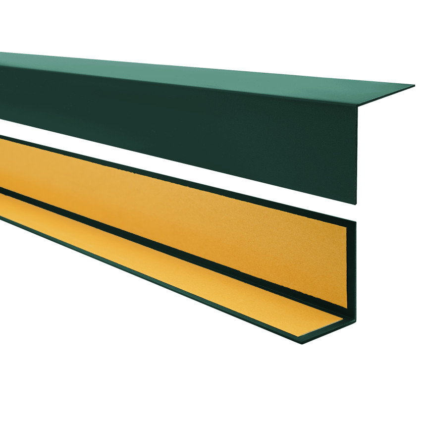 PVC Winkelprofil, Selbstklebend Kantenschutz, Eckenschutz, grün