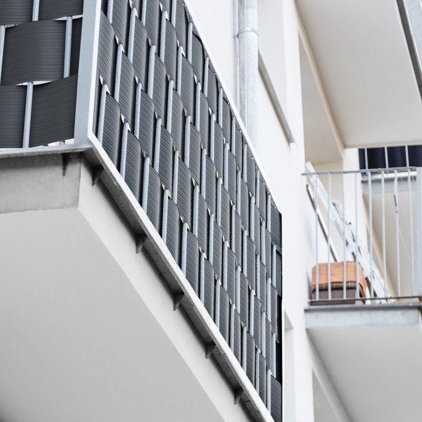 Sichtschutzstreifen für Doppelstabmatten, Sichtschutz für Garten, Zaun und Balkon UV-beständig, 900 g/m2, 19cm, anthrazit