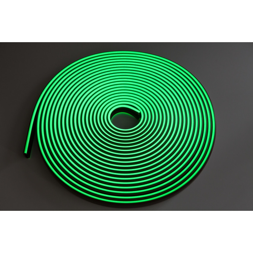 Handlauf Fluoreszierend, PVC Treppenhandlauf 40x8 mm, 1 m, grau, Kunststoffhandlauf, Handlaufverkleidung LUX, Nachtleuchtend