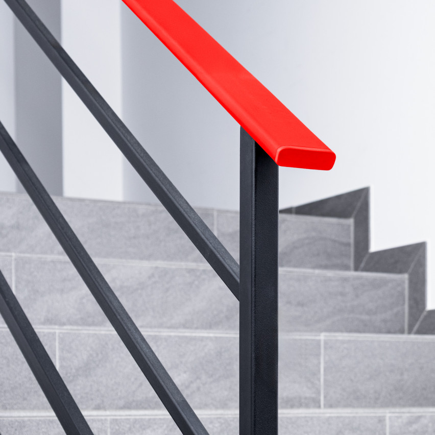 Ausführung für PVC-Geländerpfosten, Endkappe für Geländerprofil STANDARD, 40x8, rot