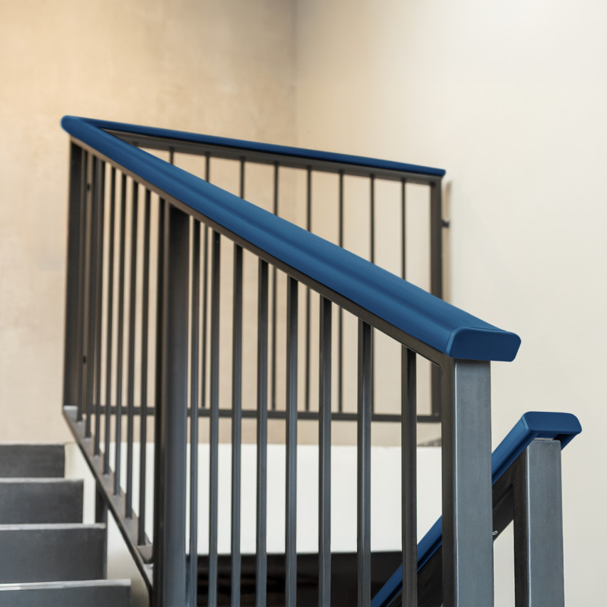 Abschluss für PVC-Geländerpfosten, Endkappe für PREMIUM-Geländerprofil, 40x8, dunkelblau