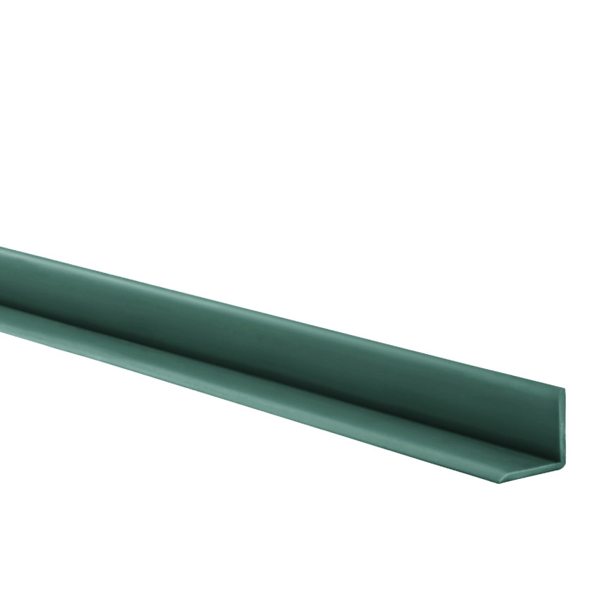 Weichsockelleiste Selbstklebend 10x10 mm, PVC Abschlussleiste für Küche, Badezimmer, Flexibel, Dekorativ, UV-beständig, grün, 5 m