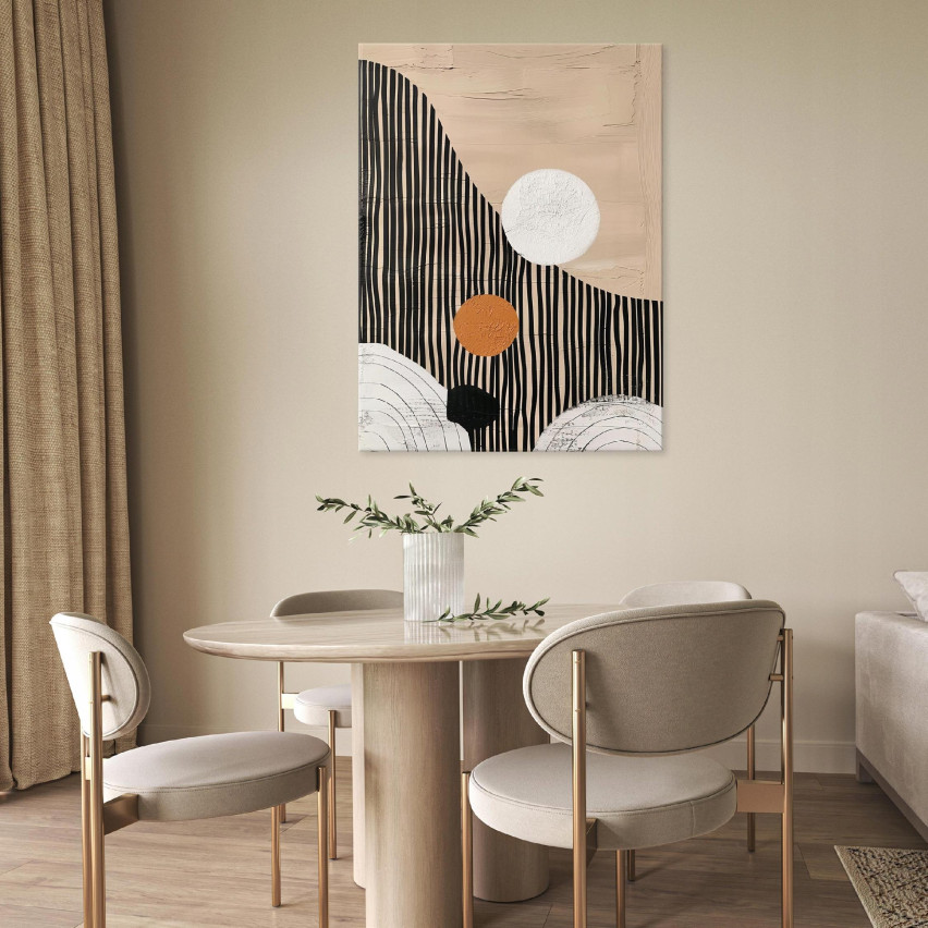 BOHO ABSTRACT BROAD WALL PANEL FOR SITTING-ROOM 40x30